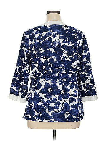 Jones New York Signature 3/4 Sleeve Blouse (view 2)