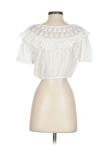 LoveShackFancy Short Sleeve Blouse (view 2)