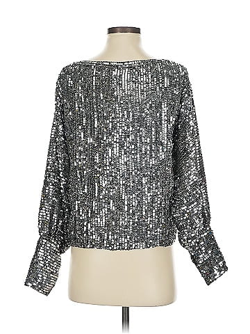 Trina Turk Long Sleeve Silk Top (view 2)