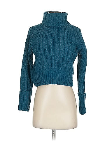 Pink Rose Turtleneck Sweater (view 1)