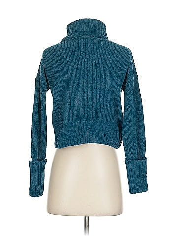 Pink Rose Turtleneck Sweater (view 2)