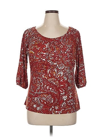 Liz & Co. 3/4 Sleeve Blouse (view 1)