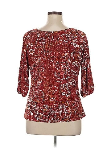 Liz & Co. 3/4 Sleeve Blouse (view 2)
