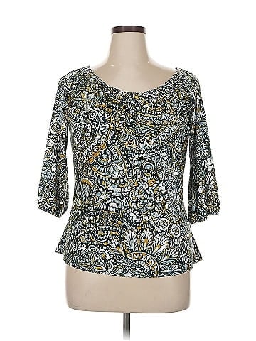 Liz & Co. 3/4 Sleeve Blouse (view 1)