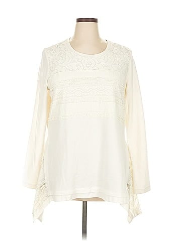 LOGO by Lori Goldstein Long Sleeve Blouse (view 1)