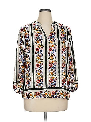 Collective Concepts 3/4 Sleeve Blouse (view 1)