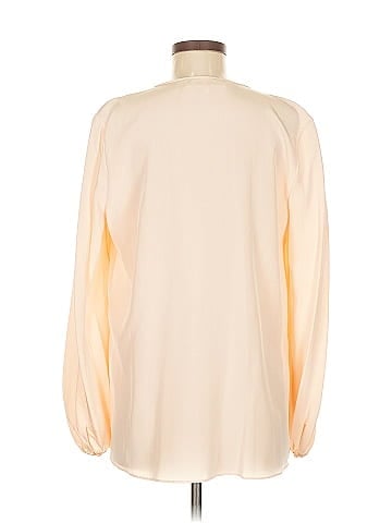 Diane von Furstenberg Long Sleeve Silk Top (view 2)