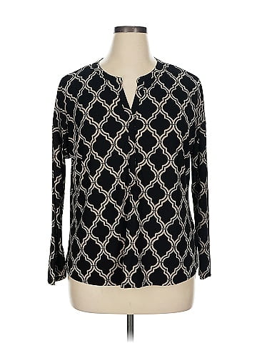 Dana Buchman Long Sleeve Blouse (view 1)