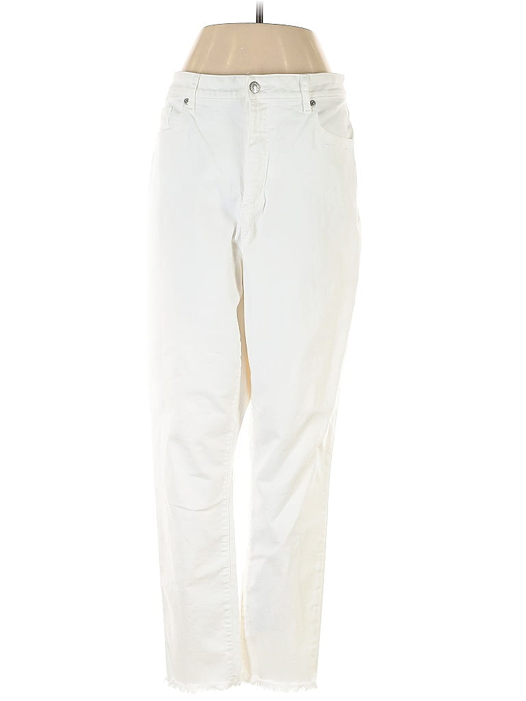 Pre-owned Ann Taylor Loft Casual Pants In White