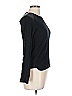 Zara W&B Collection Black Long Sleeve Top Size L - photo 4