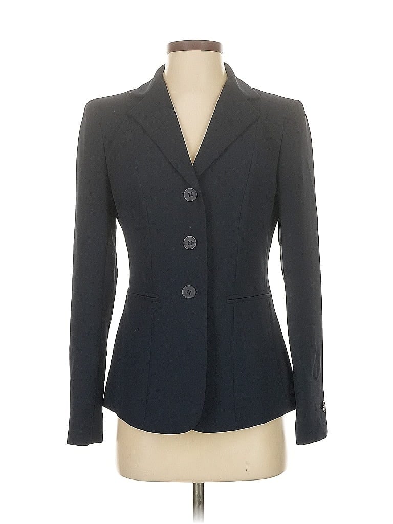 Pre-owned Jones New York Collection Blazer Jacket In Gray