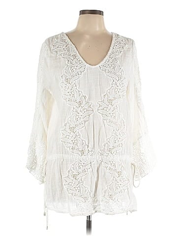 Black Label by Chico's 3/4 Sleeve Blouse (view 1)