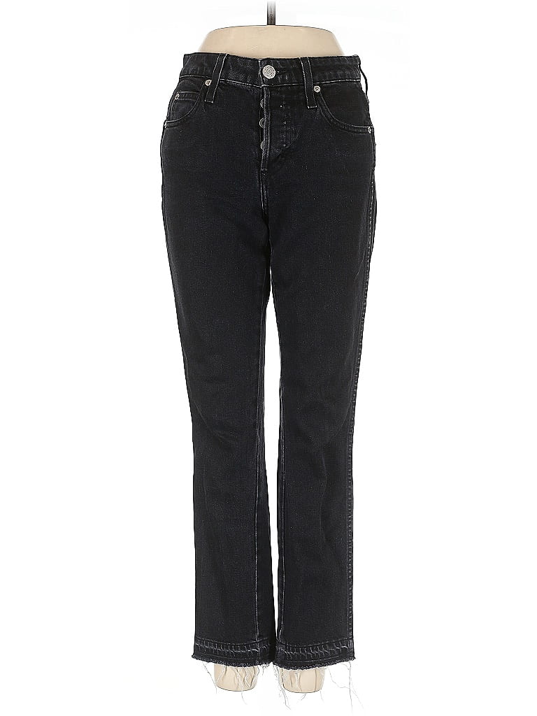 Pre-owned Amo Jeans In Black