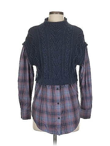 Maeve by Anthropologie Silk Pullover Sweater (view 1)