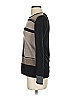 C by Bloomingdales 100% Cashmere Color Block Gray Cashmere Pullover Sweater Size XS - photo 5