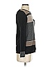 C by Bloomingdales 100% Cashmere Color Block Gray Cashmere Pullover Sweater Size XS - photo 4
