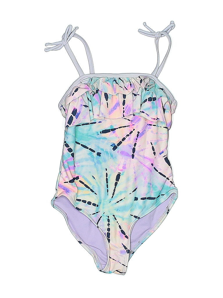 Tie Dye Purple One Piece Swimsuite main image 1