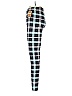 Just Cozy Plaid Blue Leggings Size M - photo 5