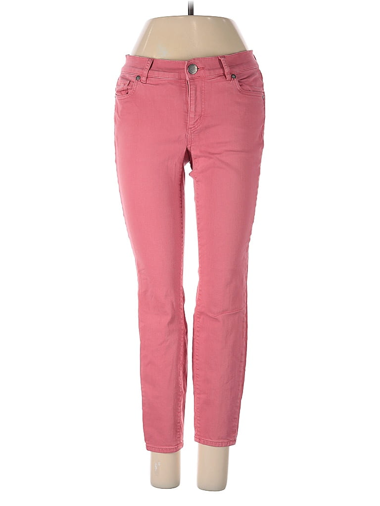 Pre-owned Ann Taylor Loft Jeans In Pink