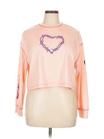 Shein Curve Long Sleeve T-Shirt (view 1)