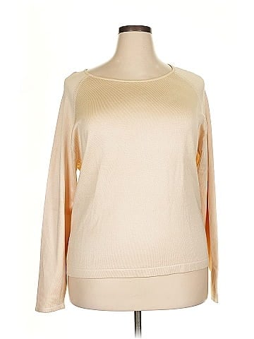 Linda Allard Ellen Tracy Silk Pullover Sweater (view 1)