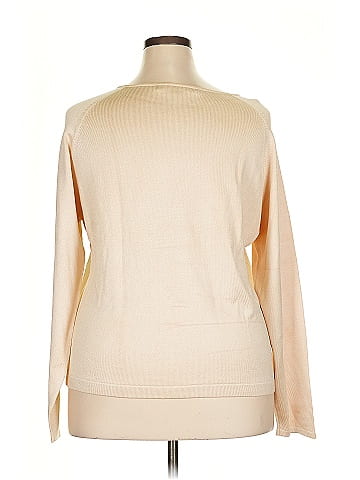Linda Allard Ellen Tracy Silk Pullover Sweater (view 2)
