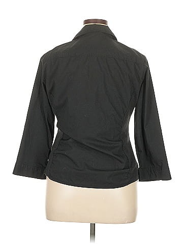 Zac & Rachel 3/4 Sleeve Button-Down Shirt (view 2)
