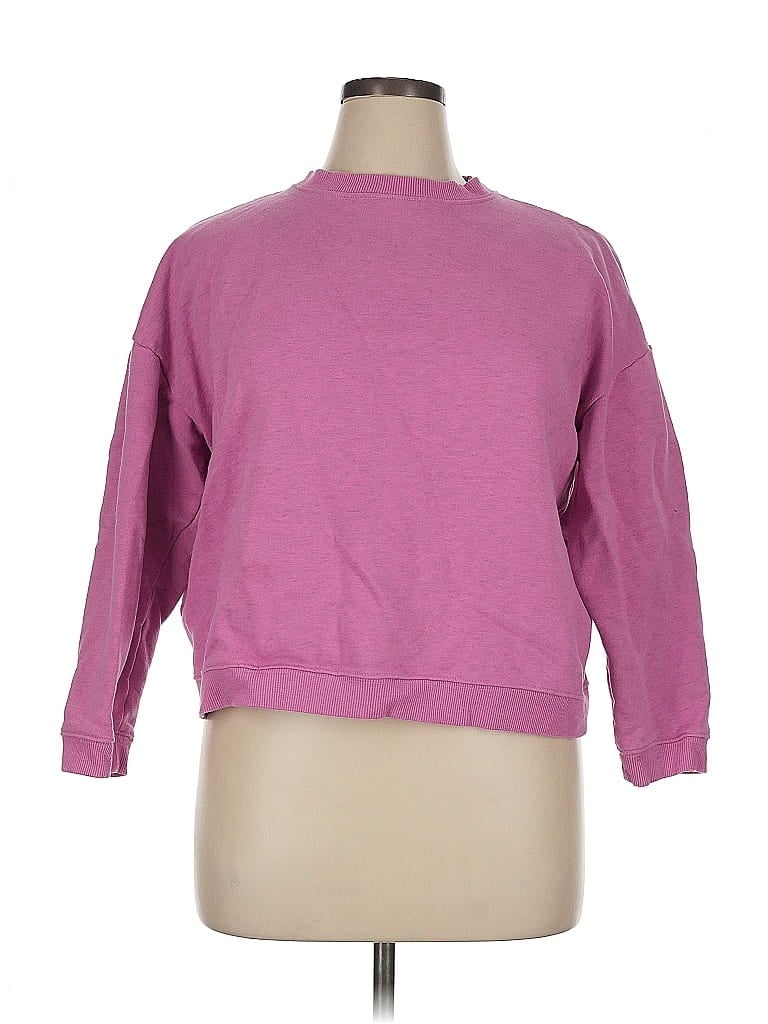 Pre-owned Mng Sweatshirt In Pink
