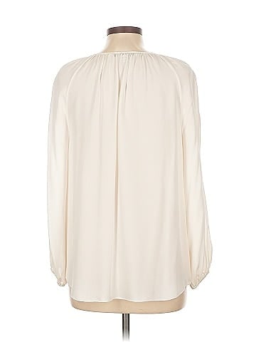 Diane von Furstenberg Long Sleeve Silk Top (view 2)