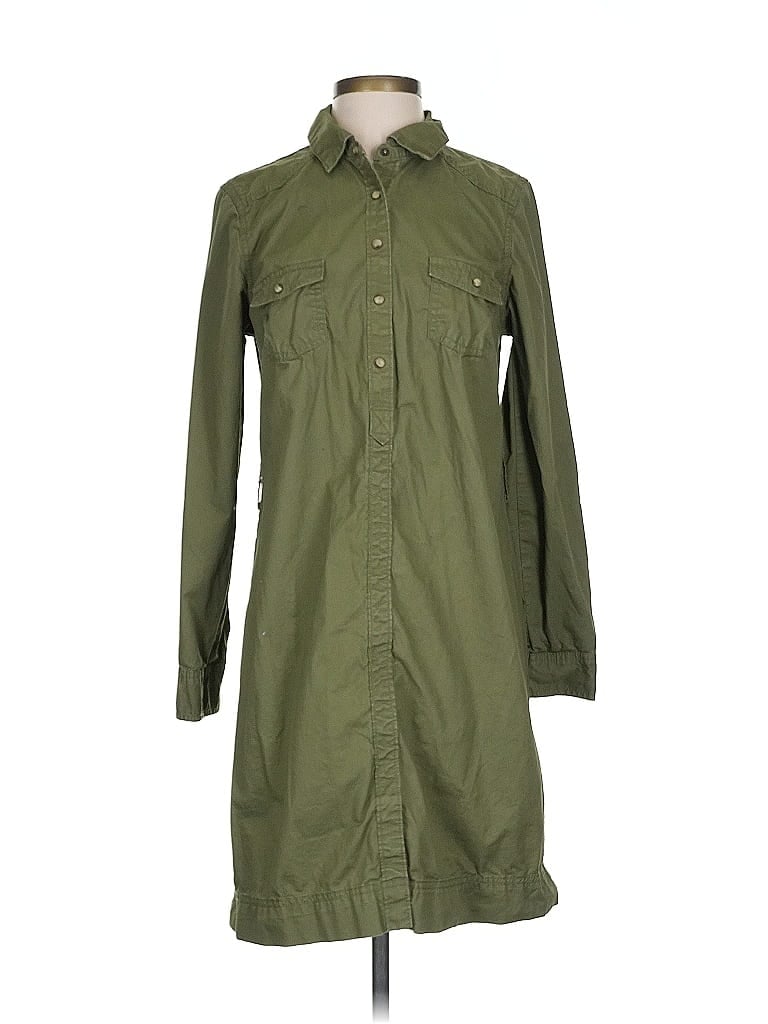 Pre-owned Sonoma Life + Style Casual Dress In Green