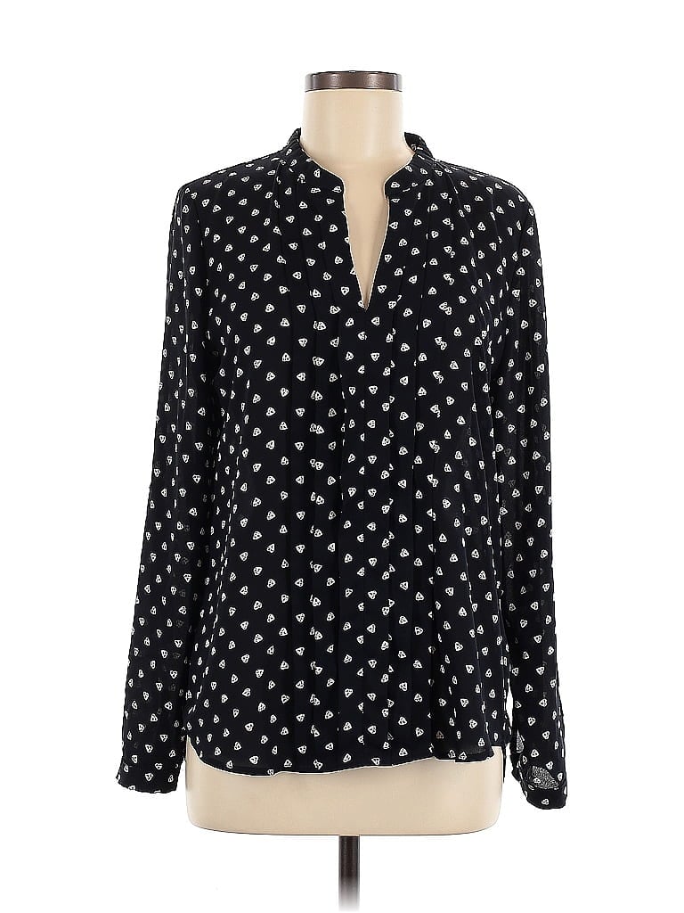 Pre-owned Alice Blue Long Sleeve Blouse In Black