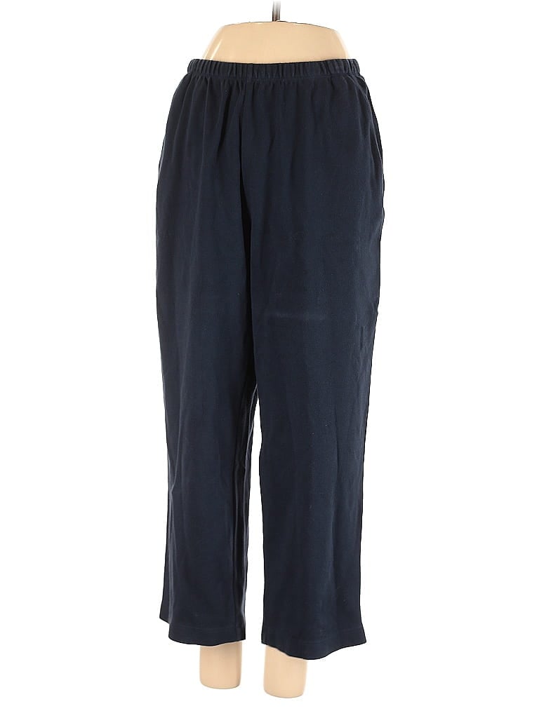 Pre-owned Lands' End Casual Pants In Blue