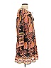 Calypso St. Barth 100% Silk Paisley Brown Pink Casual Dress Size S - photo 4