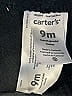 Carter's 100% Cotton Hearts Black Casual Pants 6-9 MO / 9 MO - photo 3