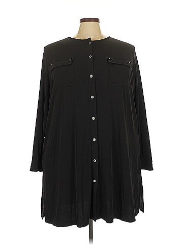 Susan Graver 3/4 Sleeve Blouse (view 1)
