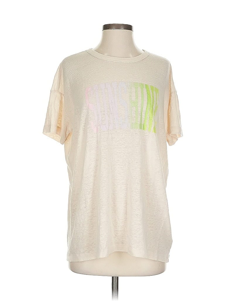 Pre-owned Aerie Short Sleeve T-shirt In White