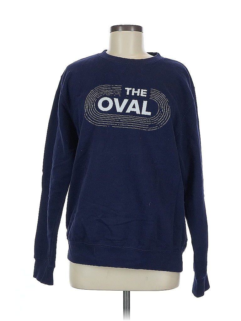 Pre-owned Assorted Brands Sweatshirt In Blue