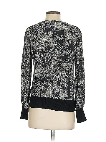 Tegan Long Sleeve Silk Top (view 2)