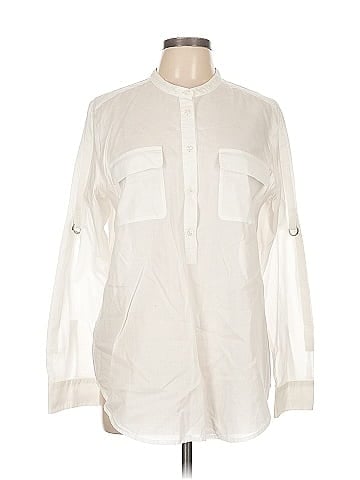 Ann Taylor Long Sleeve Button-Down Shirt (view 1)
