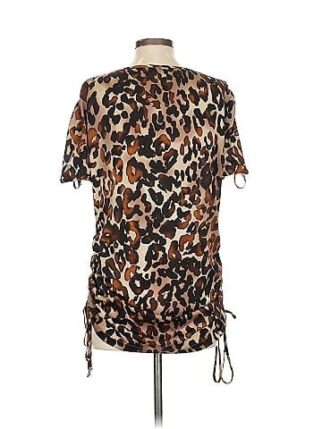 St. John Sport Short Sleeve Silk Top (view 2)