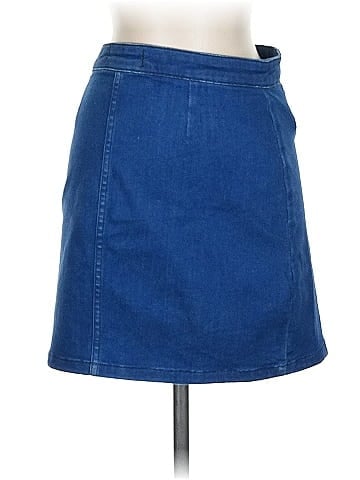 We the Free Denim Skirt (view 1)