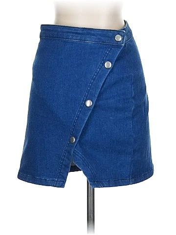 We the Free Denim Skirt (view 2)