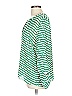 Sunday in Brooklyn Stripes Green Long Sleeve Blouse Size L - photo 5