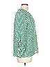 Sunday in Brooklyn Stripes Green Long Sleeve Blouse Size L - photo 4