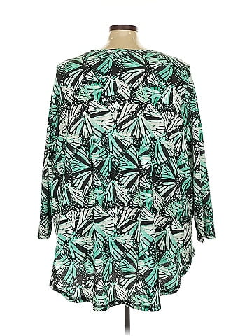 Roaman's 3/4 Sleeve Blouse (view 2)
