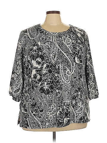 Cathy Daniels 3/4 Sleeve Blouse (view 1)