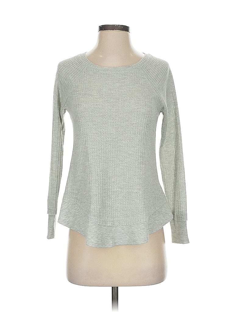 Pre-owned Love, Fire Pullover Sweater In Gray
