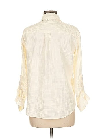 Monrow 3/4 Sleeve Button-Down Shirt (view 2)