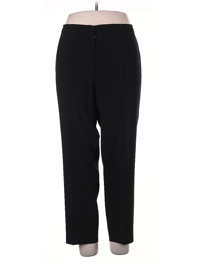 Pre-owned Marina Rinaldi Dress Pants In Black