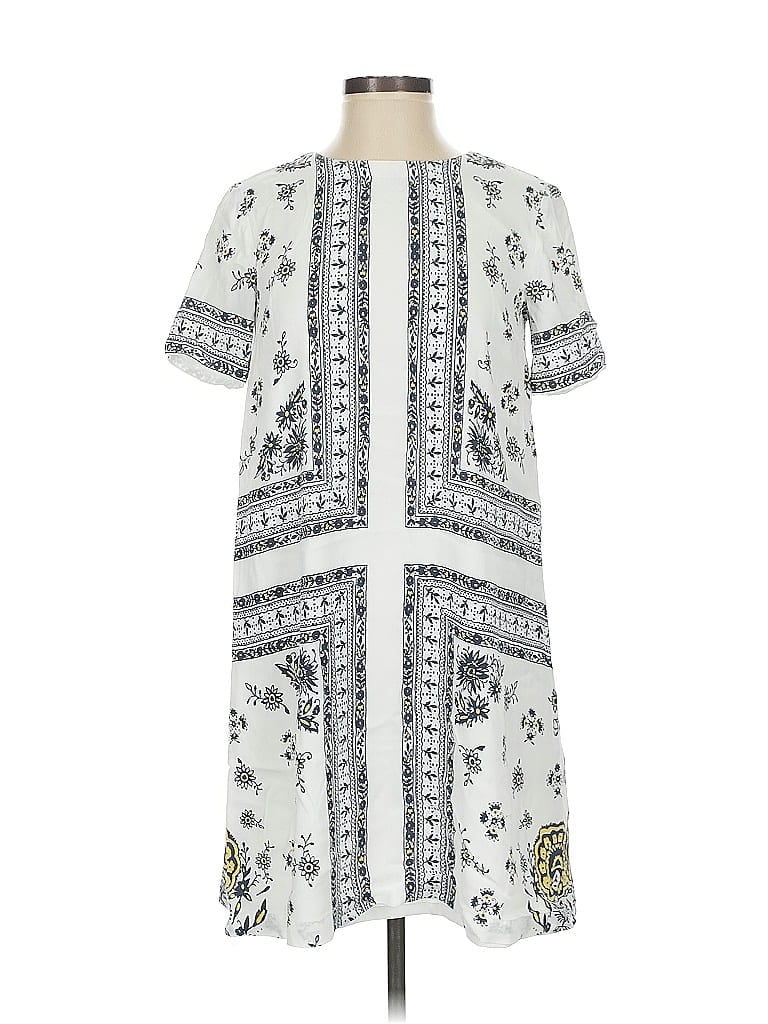 Pre-owned Ann Taylor Loft Outlet Casual Dress In White